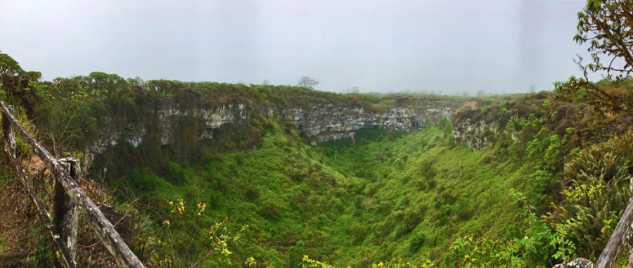 Uitzicht op Galapagos