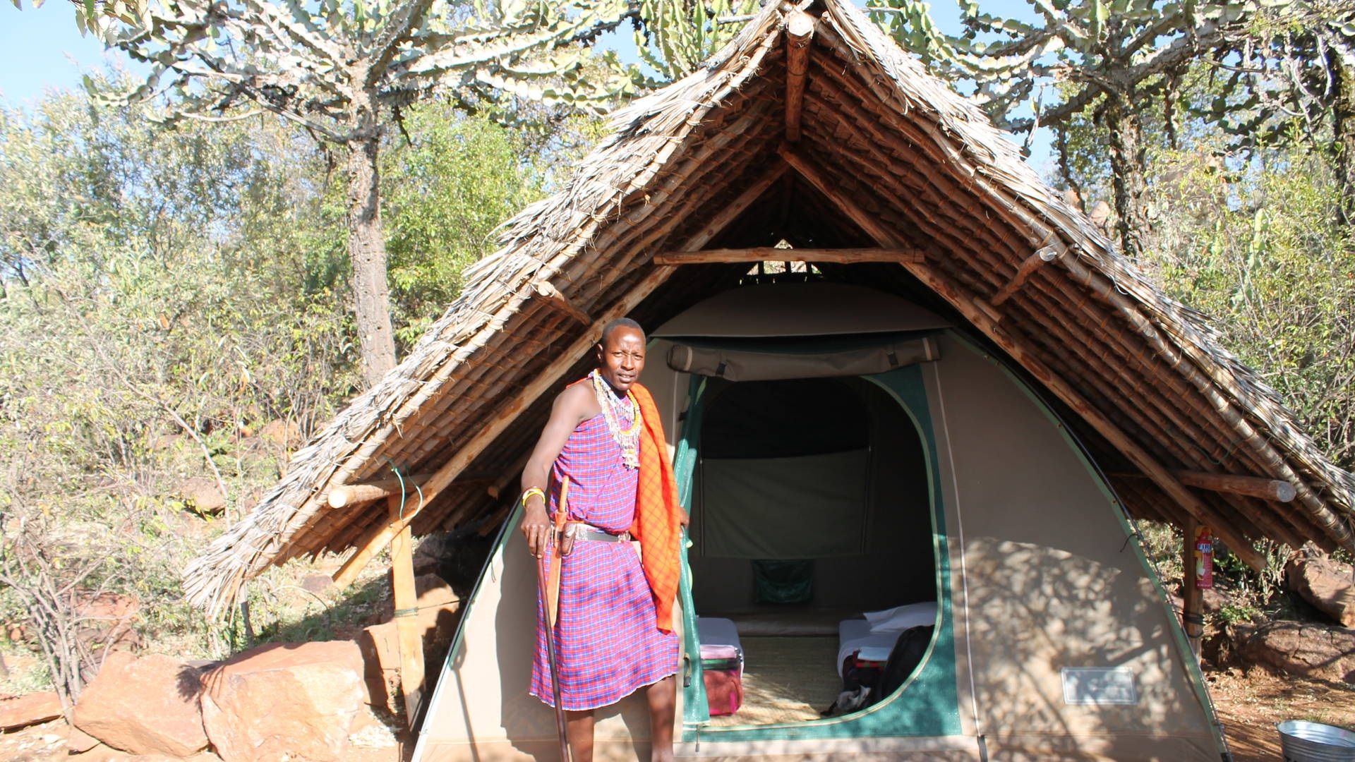 Local, Maji Moto Eco Camp in Kenia